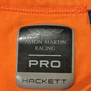 Aston Martin Racing Hackett Shirt Men's Size Large Orange Pro